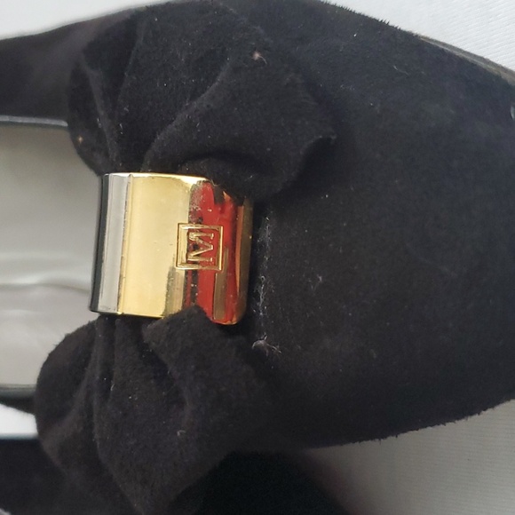 Matignon women shoes black suede size 8 1/2 - Picture 2 of 9